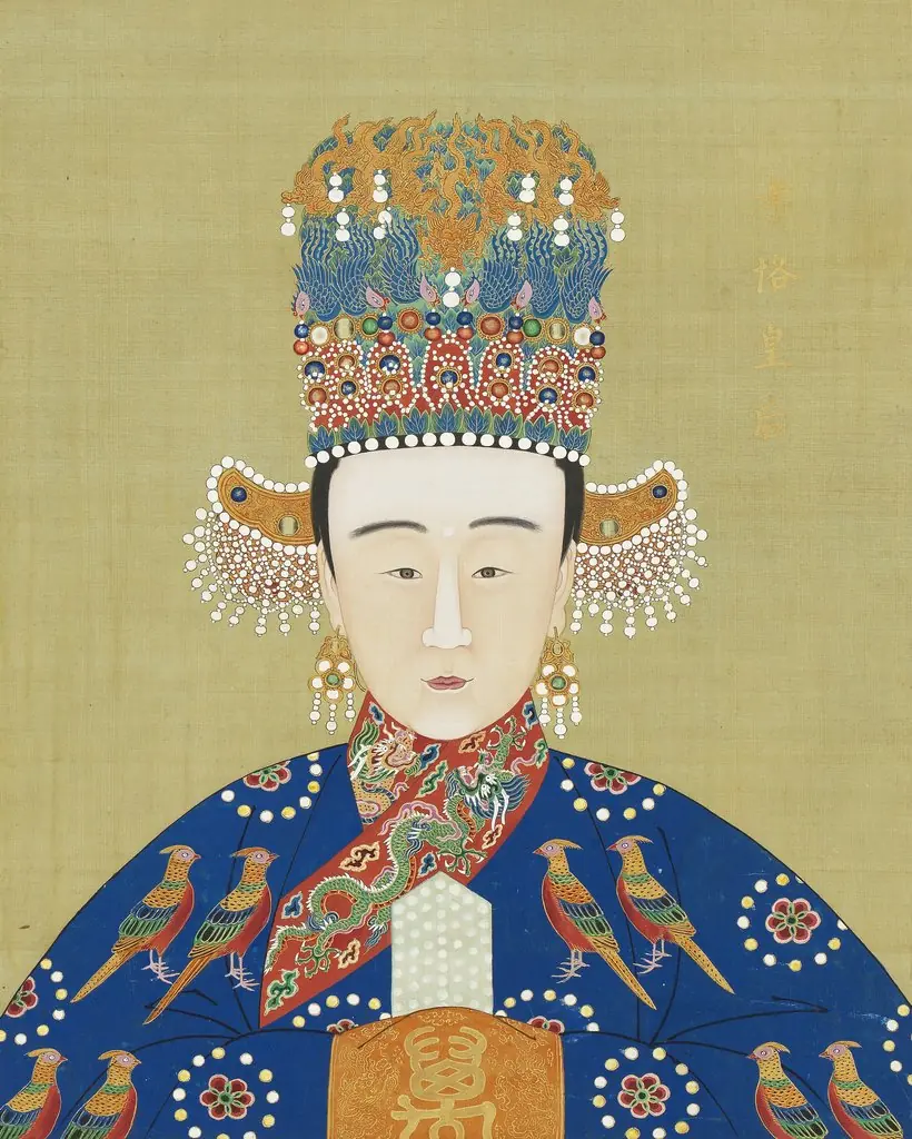 明代帝后半身像册（二）-孝恪皇后