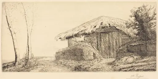 Shepherd's Hut on a Hillside  (Bergerie sur le coteau)