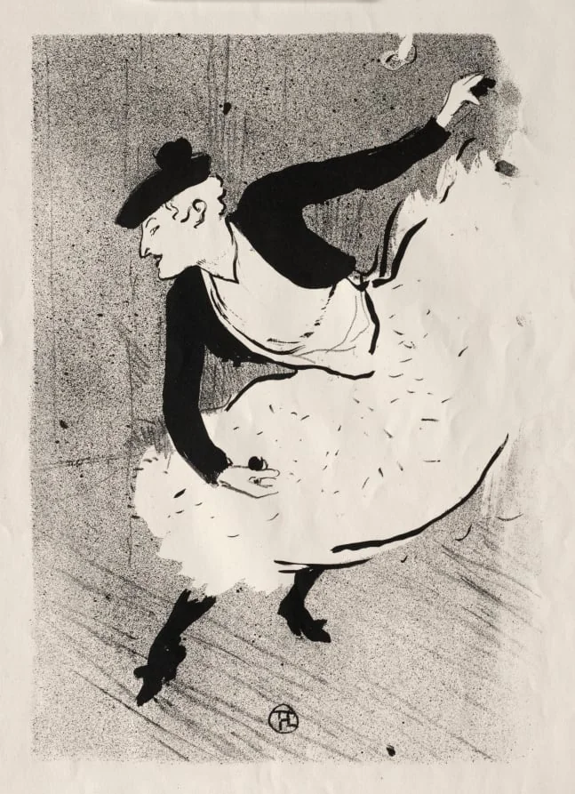 Le Café-concert:  Edmée Lescot, by Henri de Toulouse-Lautrec, 1893