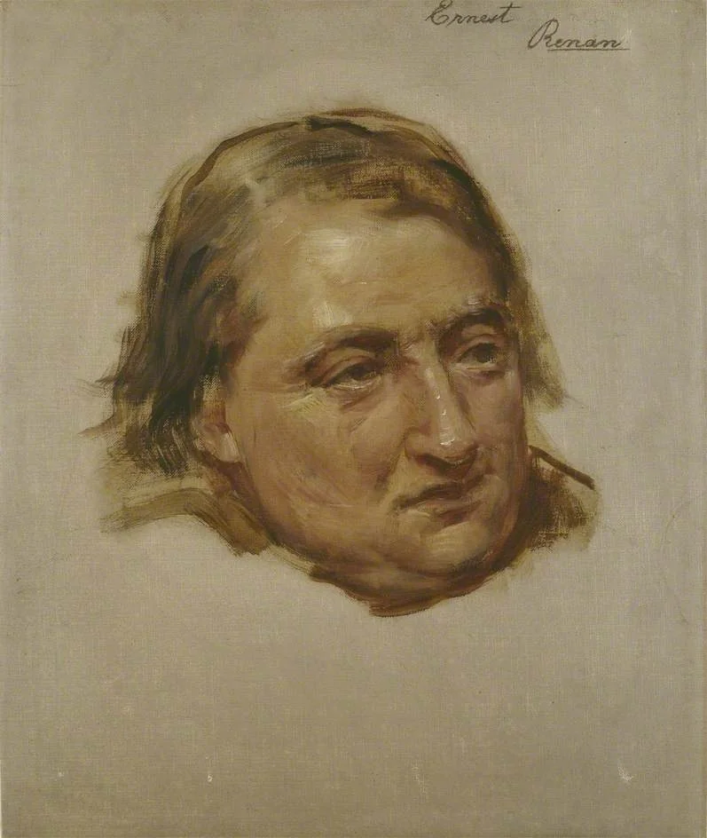 Study for the Portrait of Ernest Renan, by Edwin Long, unspecified, 1890