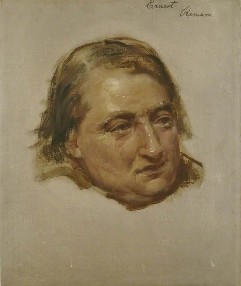 Study for the Portrait of Ernest Renan