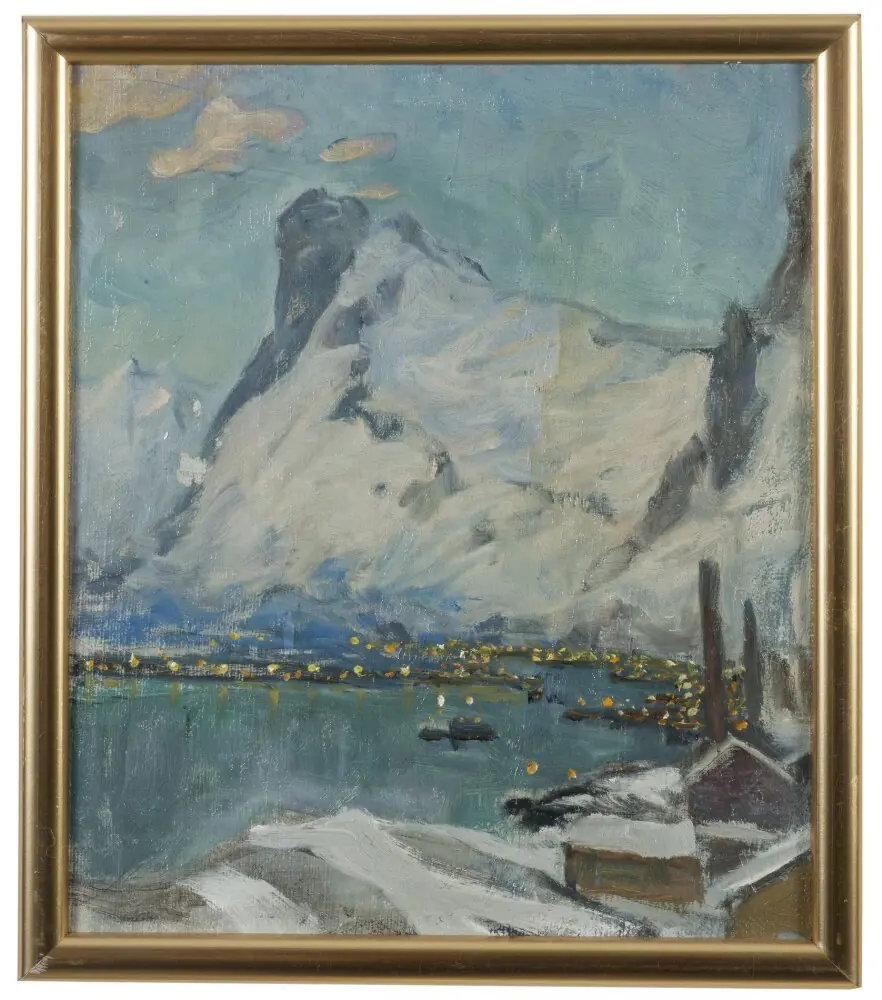 Lofoten in the Evening Light. Study