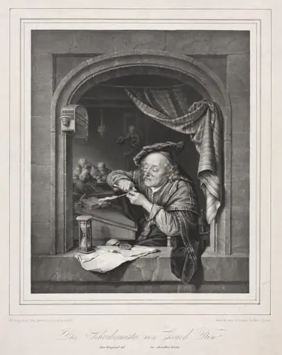 The Writing-Master of the Old Schoolmaster