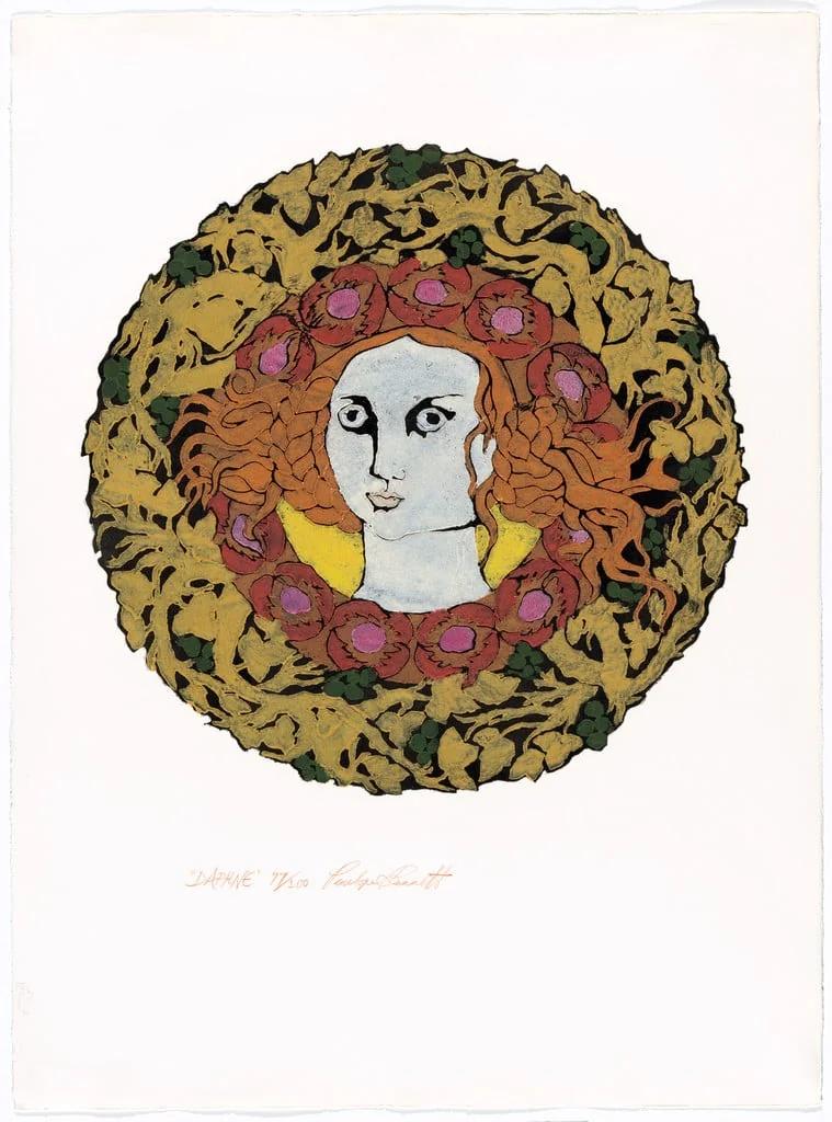 Untitled, by Penelope Bennett, ink, 1973
