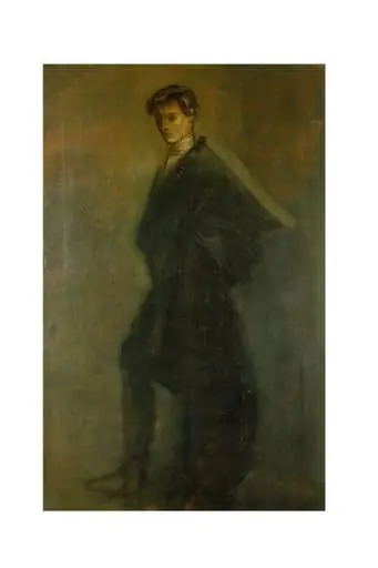 Edward Gordon Craig as Hamlet in <i>Hamlet</i> by William Shakespeare