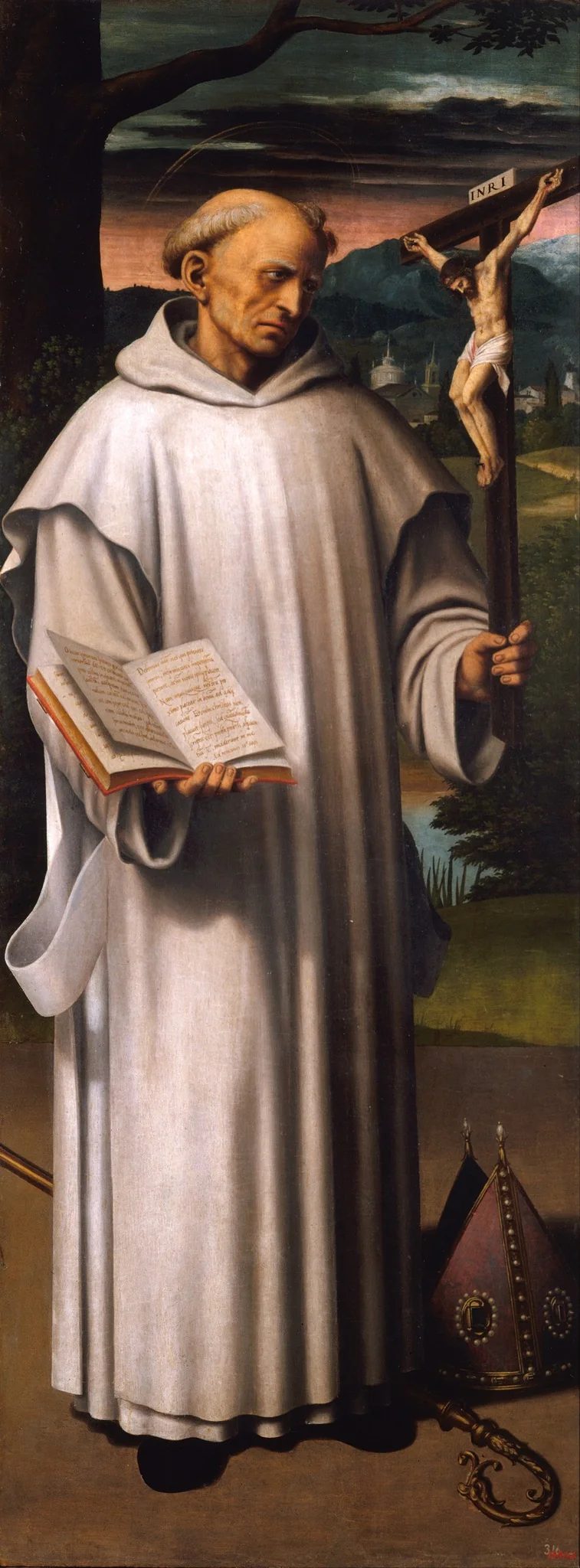 Saint Bruno, by Juan de Juanes, oil, 1540