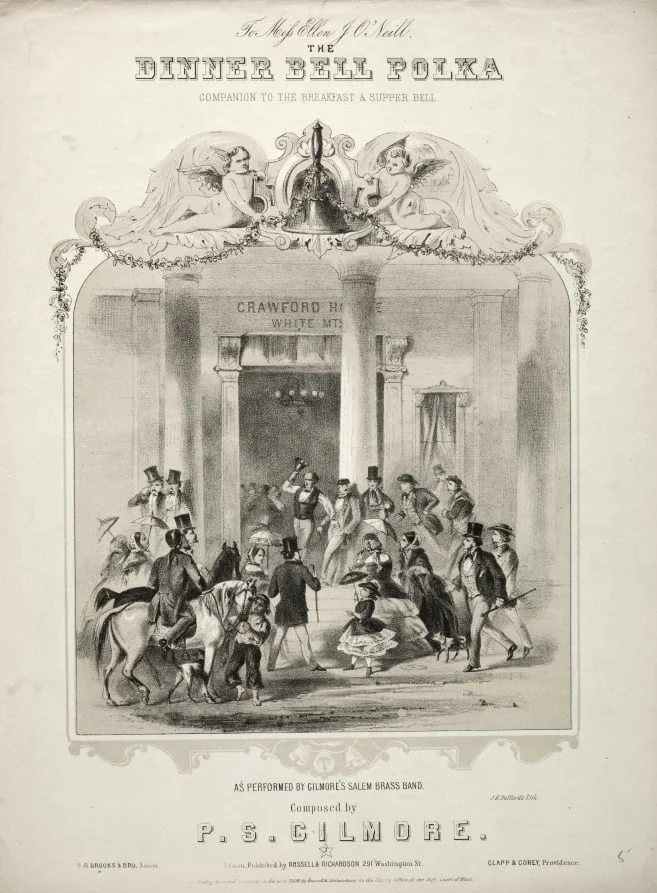 The Dinner Bell Polka - Sheet Music Cover
