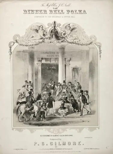 The Dinner Bell Polka - Sheet Music Cover