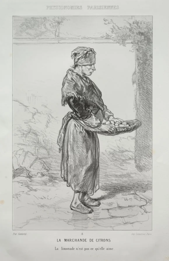 La Marchande de Citrons, by Paul Gavarni, 1857