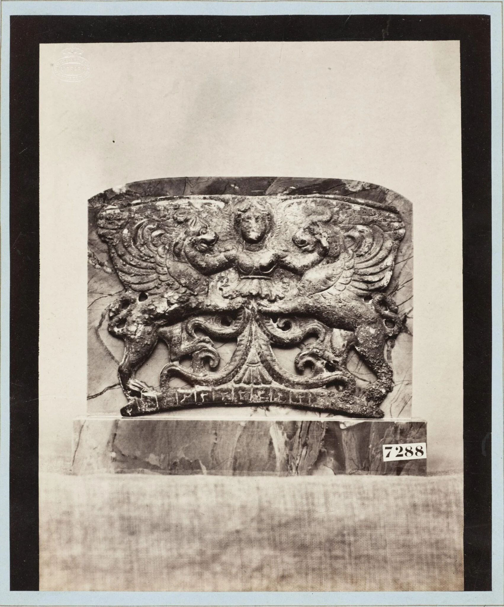 Antique bronze appliqué