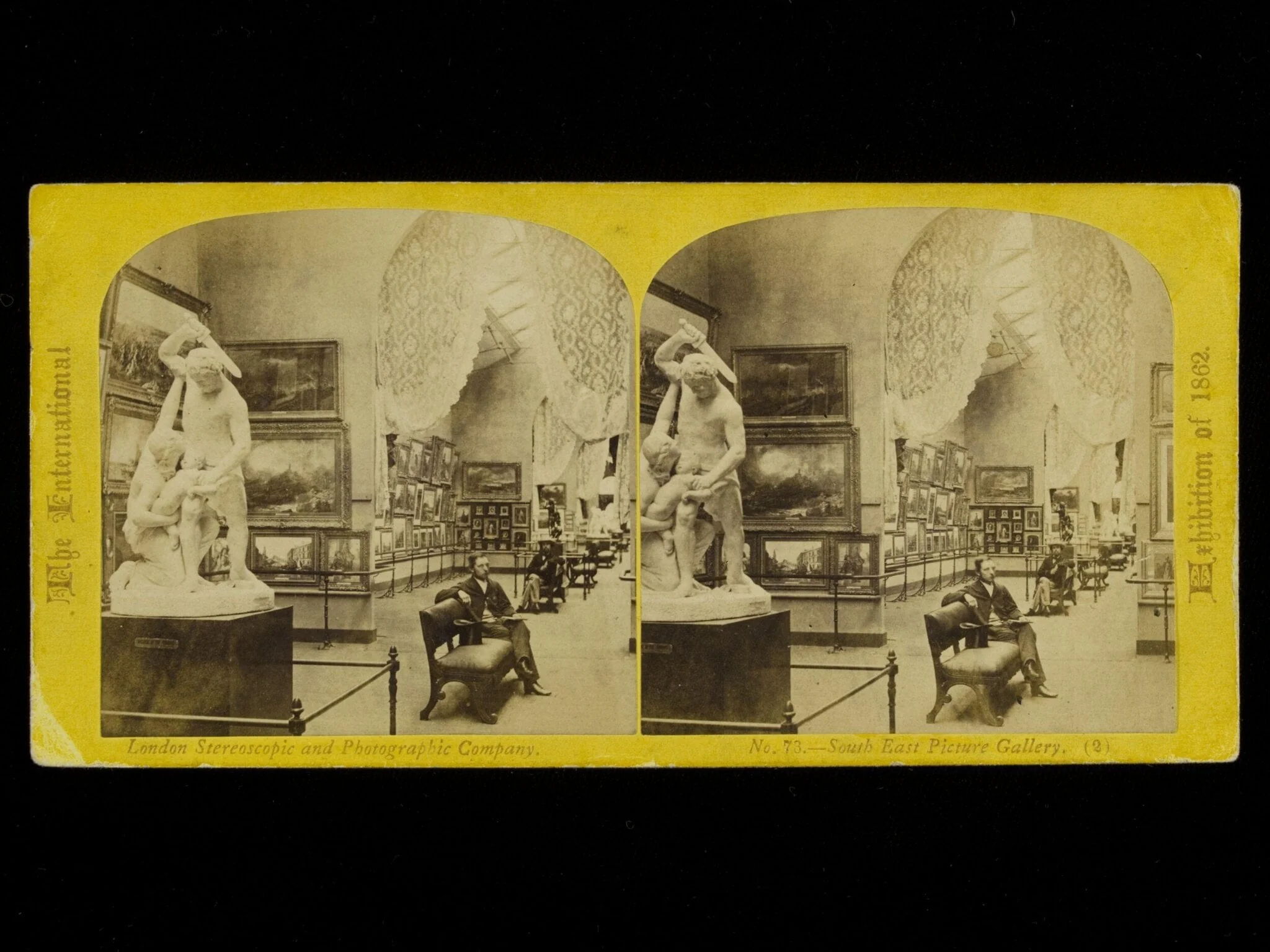 Stereoscopic photograph of the 1862 International Exhibition