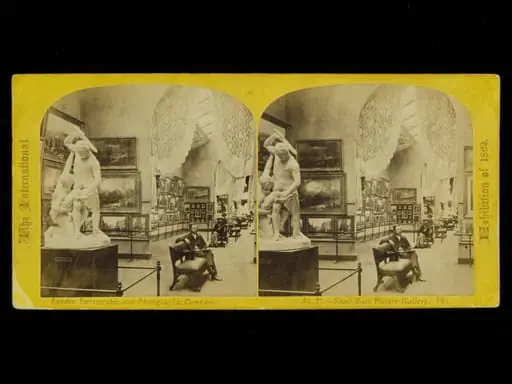Stereoscopic photograph of the 1862 International Exhibition