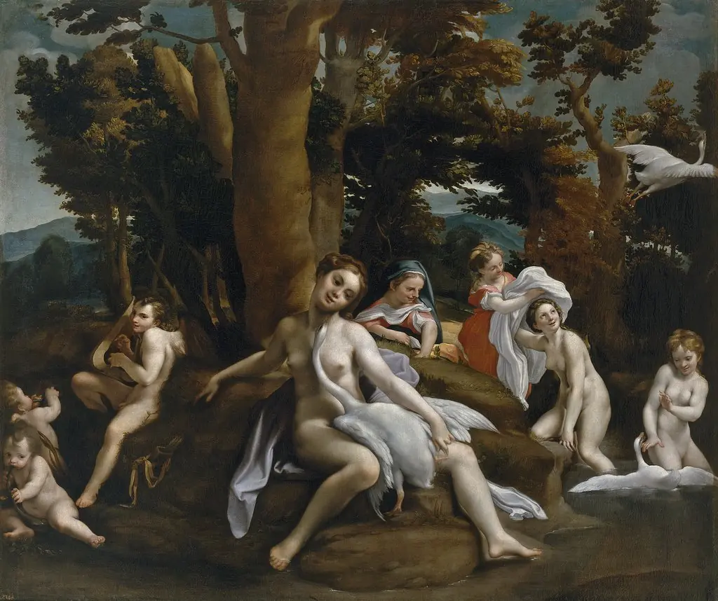 Leda and the swan