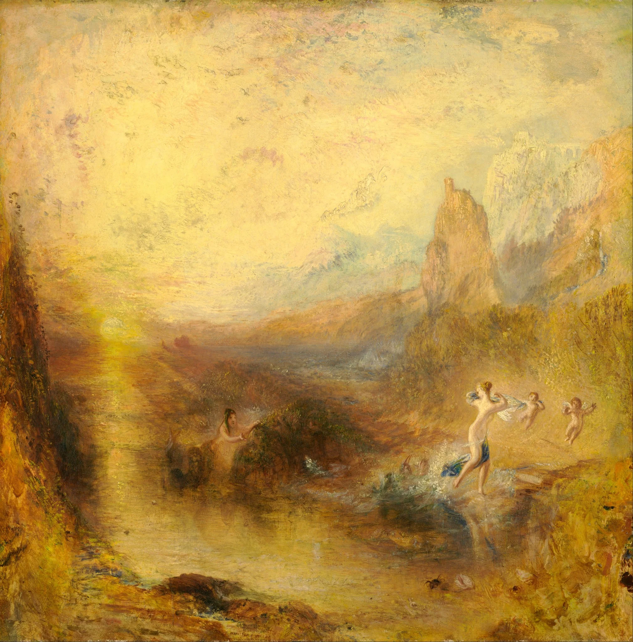 Glaucus and Scylla, by Joseph Mallord William Turner, oil, 1841