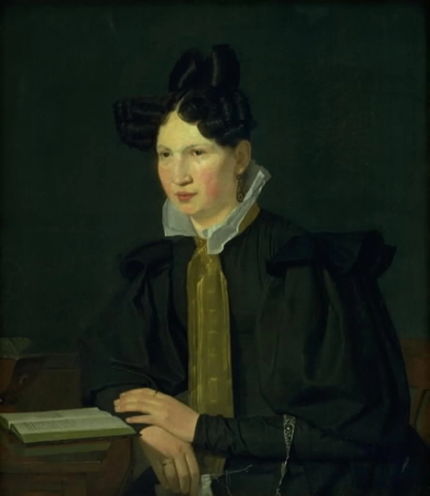 Portrait of the Artist´s Sister-in-Law, Susanne Købke, née Ryder, by Unknown, unspecified, 1850