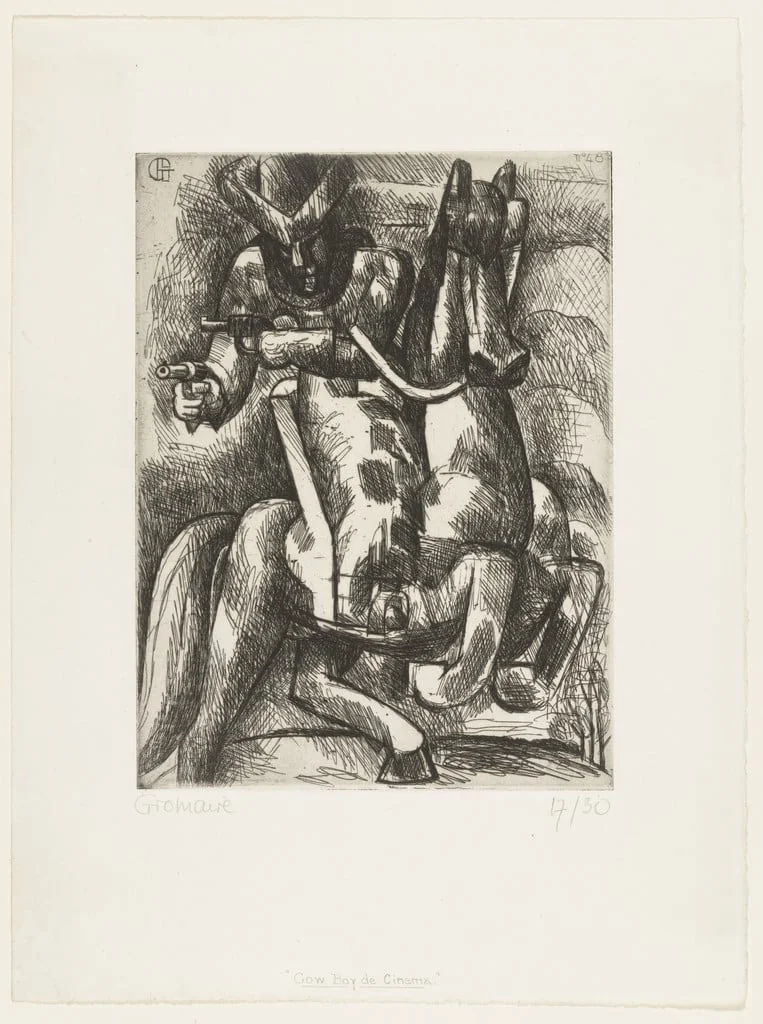 Untitled, by Marcel Gromaire, ink, 1924