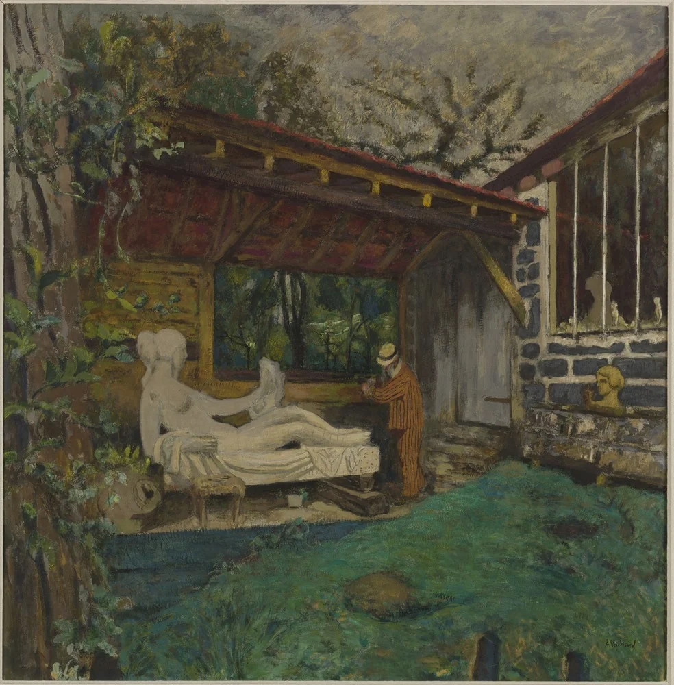 Portrait d'Aristide Maillol, by Édouard Vuillard, tempera, 1930