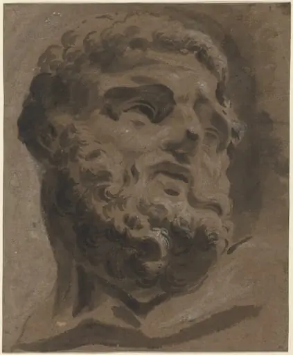 Bearded Head after the Antique
