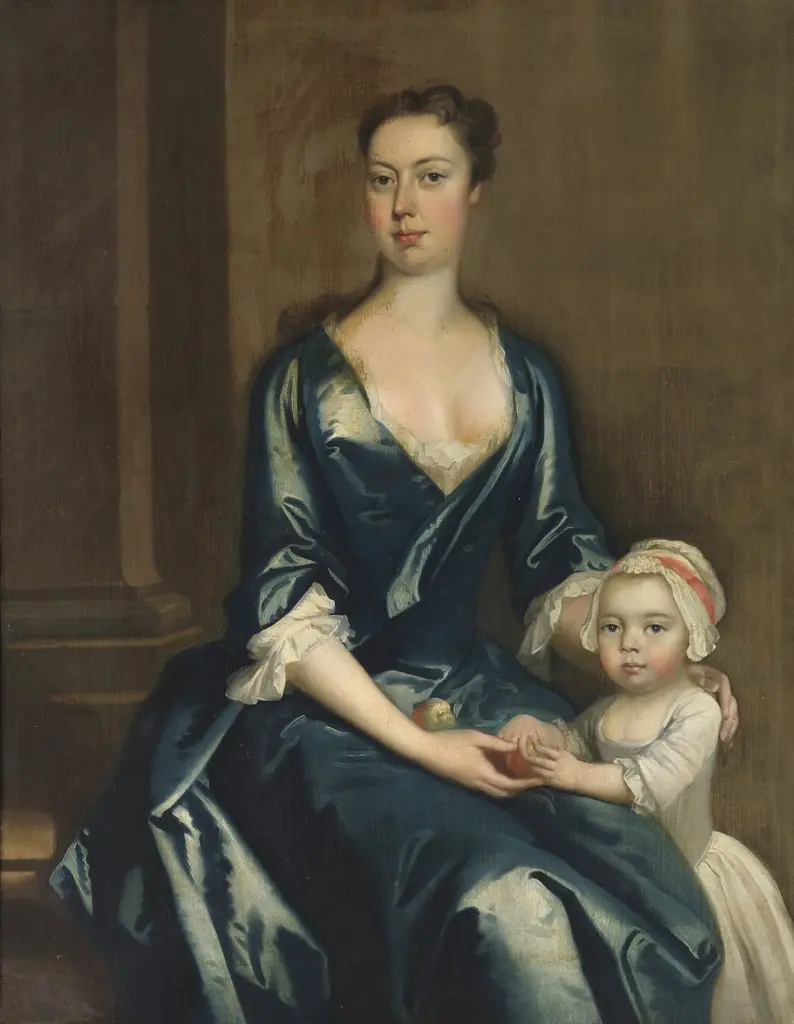 Portrait of a Lady with her daughter