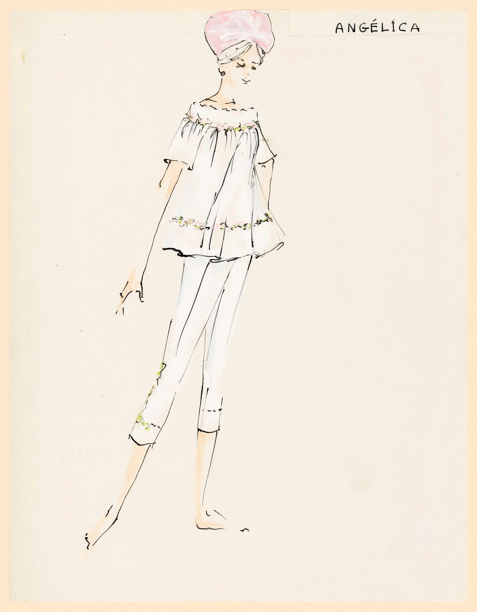 Angélica, by Marie-Louise Carven, 1961