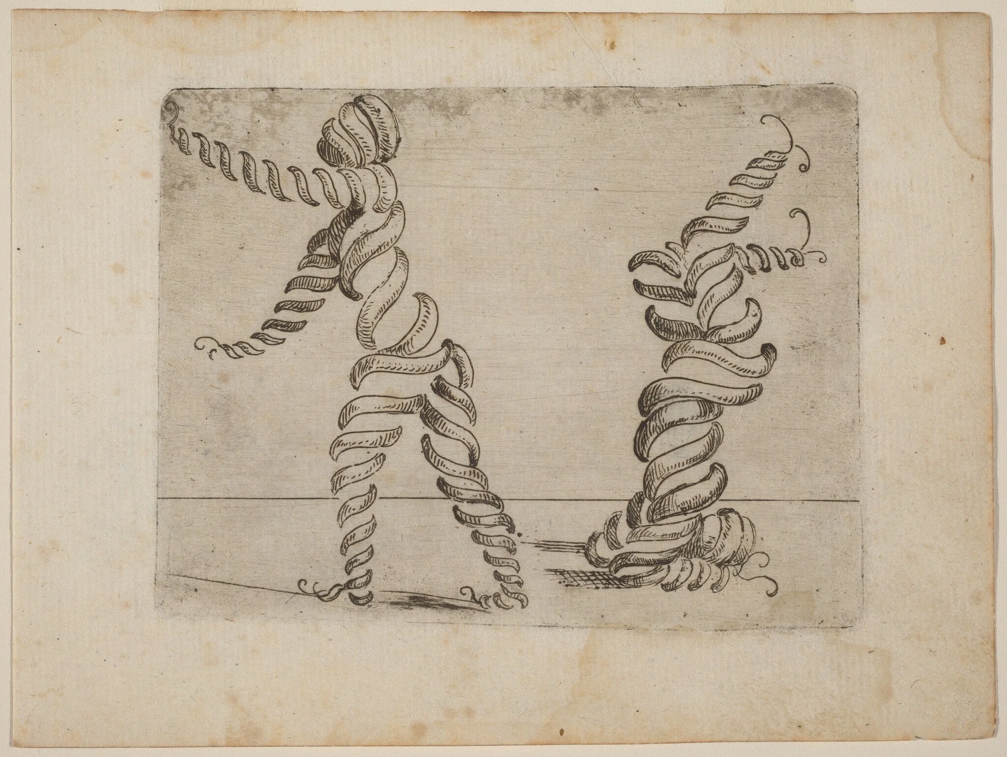 From "Bizzarie di varie Figure", by Giovanni Battista Bracelli, ink, 1624