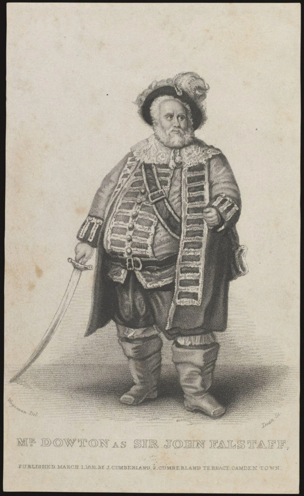 H Beard Print Collection, by Thomas Charles Wageman, 1