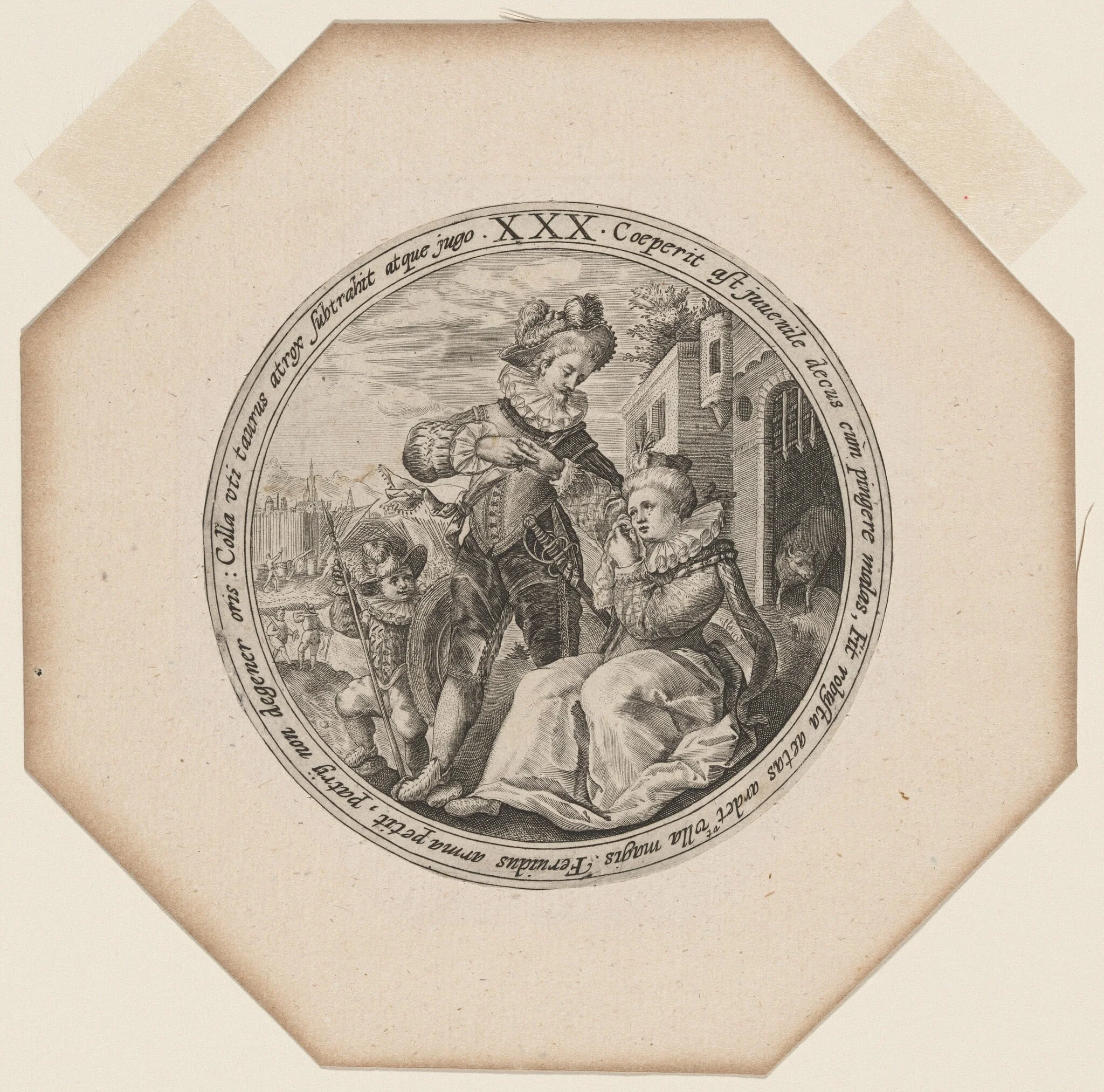 XXX: Thirty Years, by Crispijn van de Passe I, ink, 1599