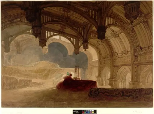Interior of Crosby Hall, Bishopsgate