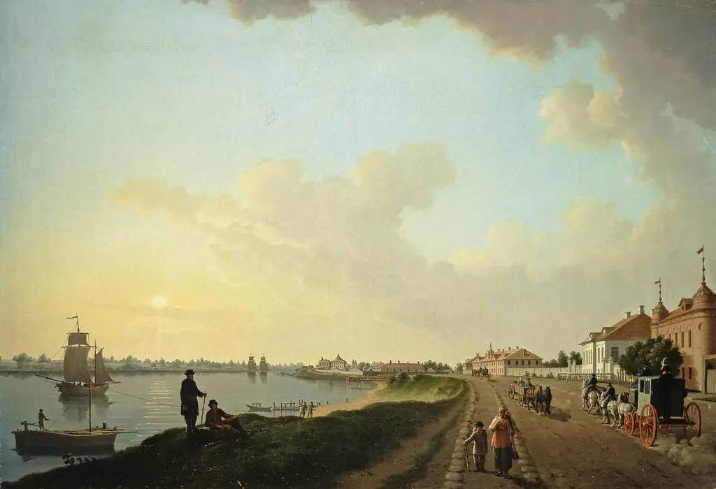 The Outskirts of St Petersburg near the Porcelain Factory