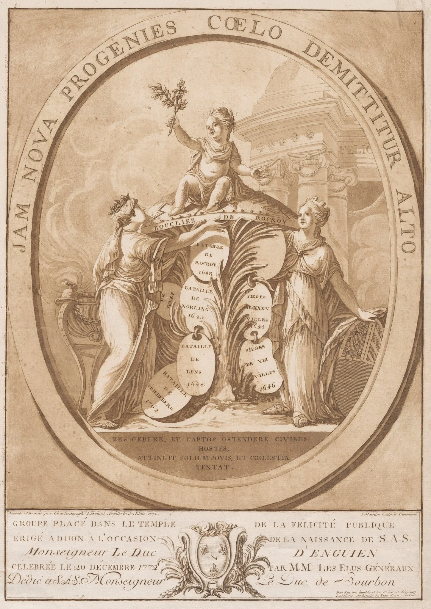 Allegory Celebrating the Birth of the Duc d’Enghien