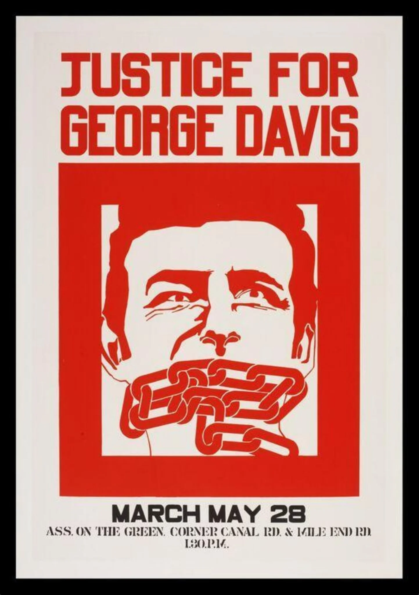 Justice For George Davis, by Martin Walker, 1974