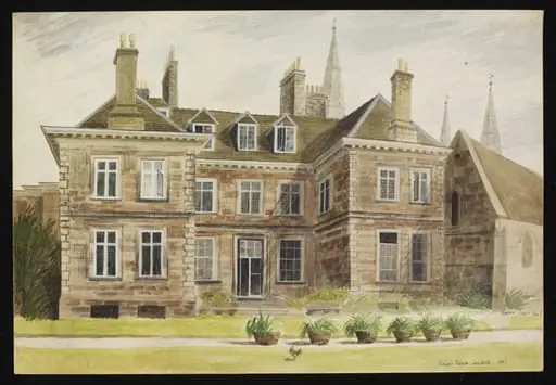 Bishop's Palace, Lichfield (South or Garden Front)