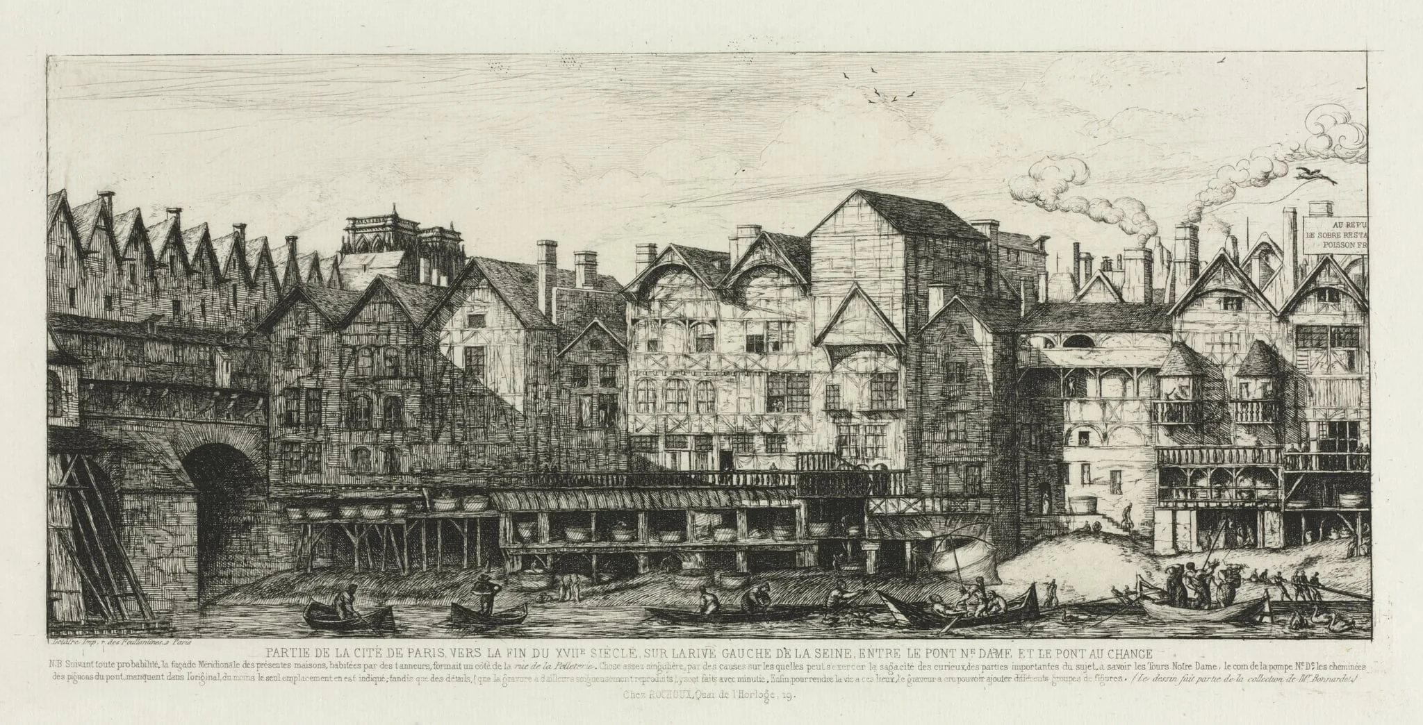 Part of the City of Paris at the End of the Seventeenth Century