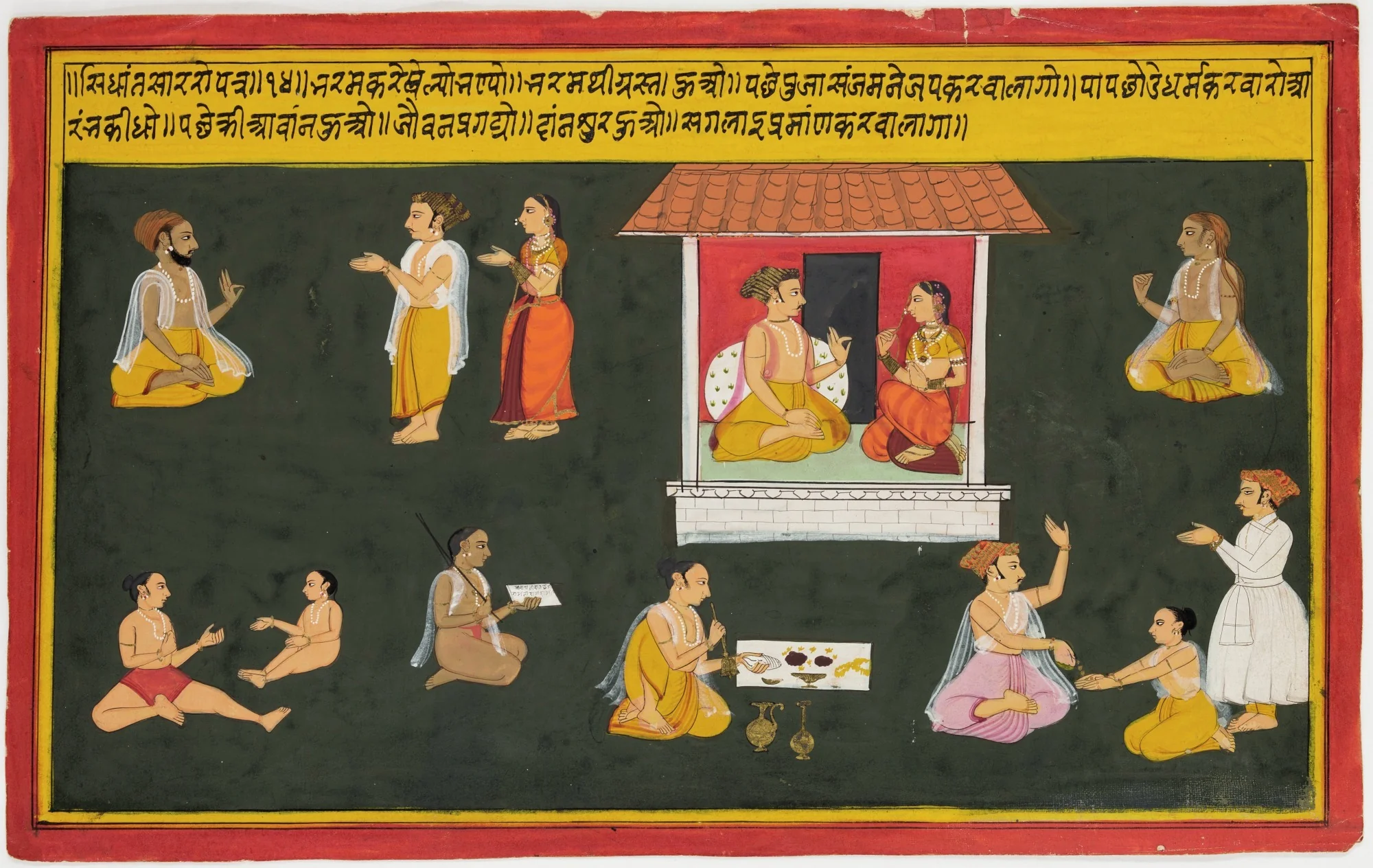 Bhaavata Purana (3 of 4 illustrations), by Unknown, unspecified, 1700