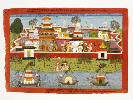 Krishna and Jambhavati