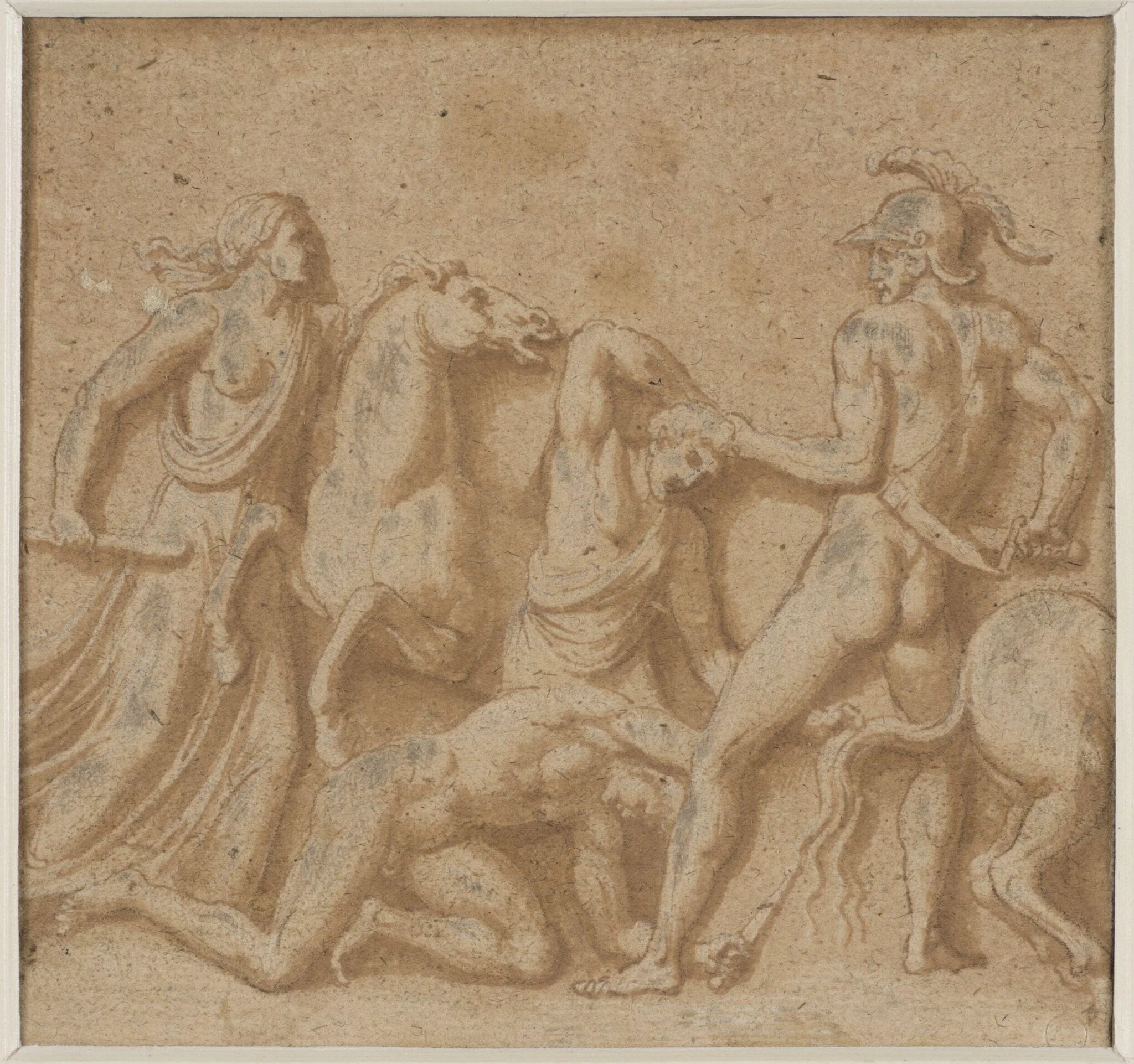 Battle scene, by Unknown, 1650