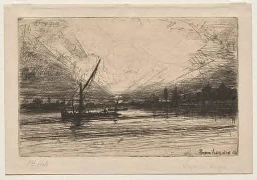 Sunset on the Thames