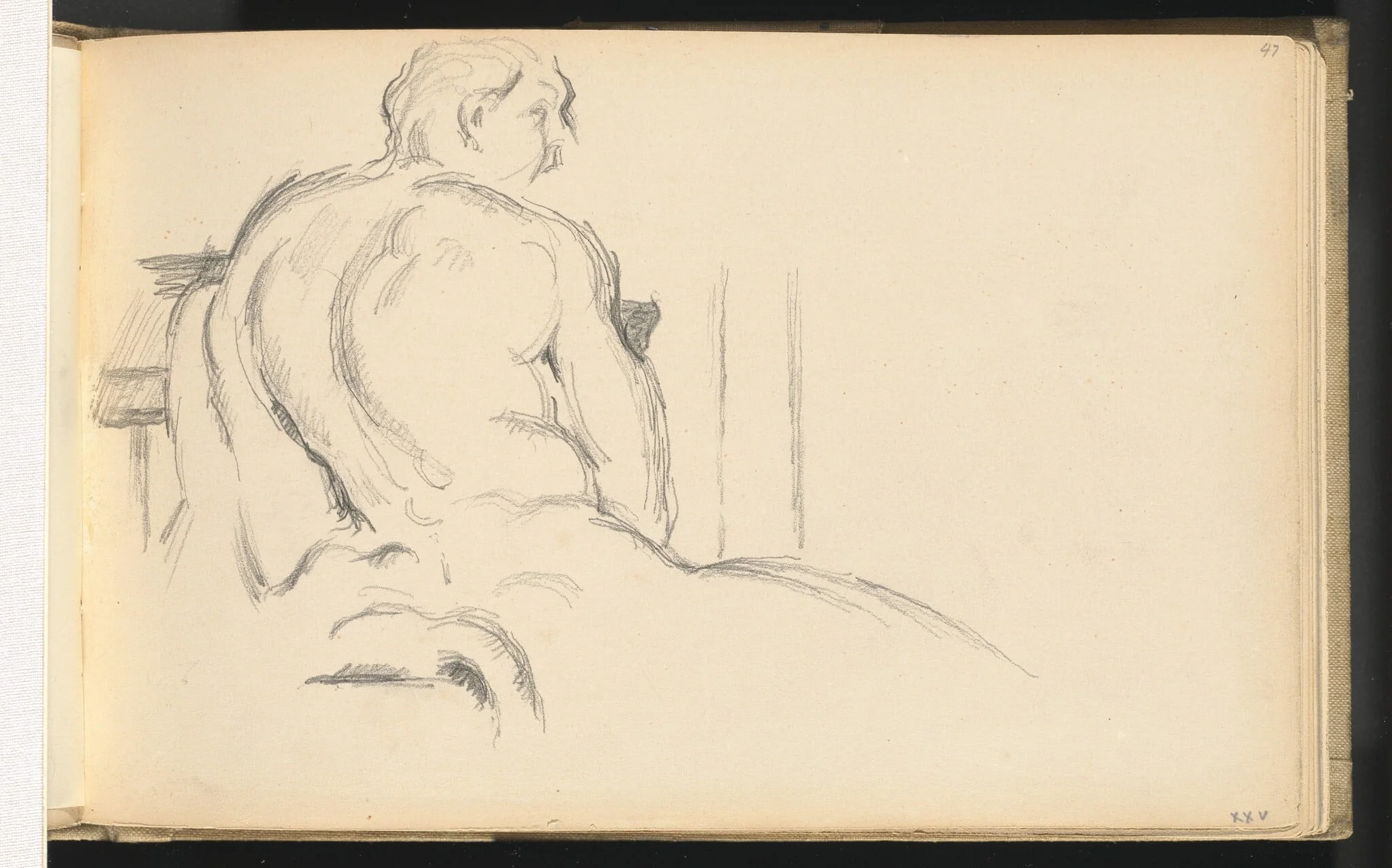 Study of Puget's "Hercules Resting"