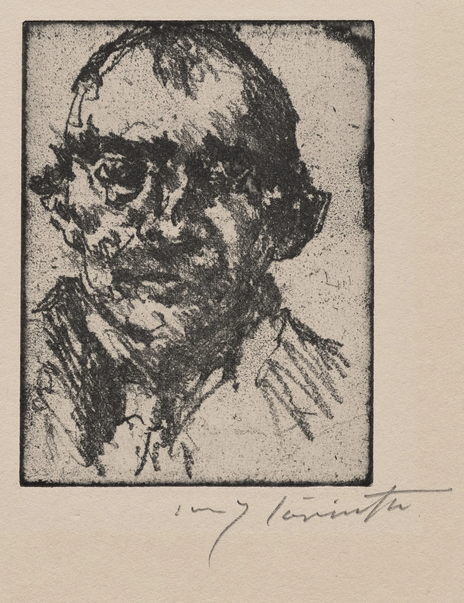 Self-Portrait, by Lovis Corinth, 1920
