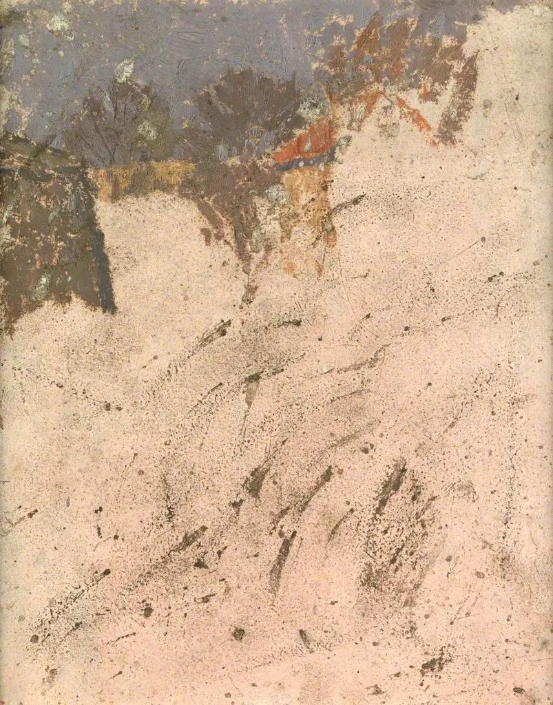Hut with Sky and Trees: View from the Artist's Studio