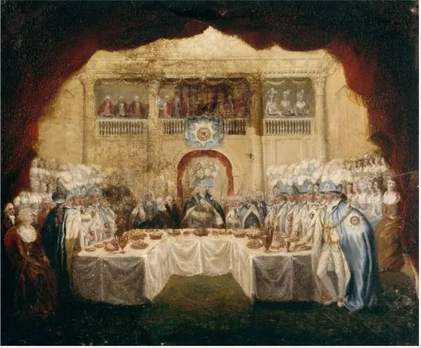 Sketch for The Installation Banquet of the Knights of Saint Patrick