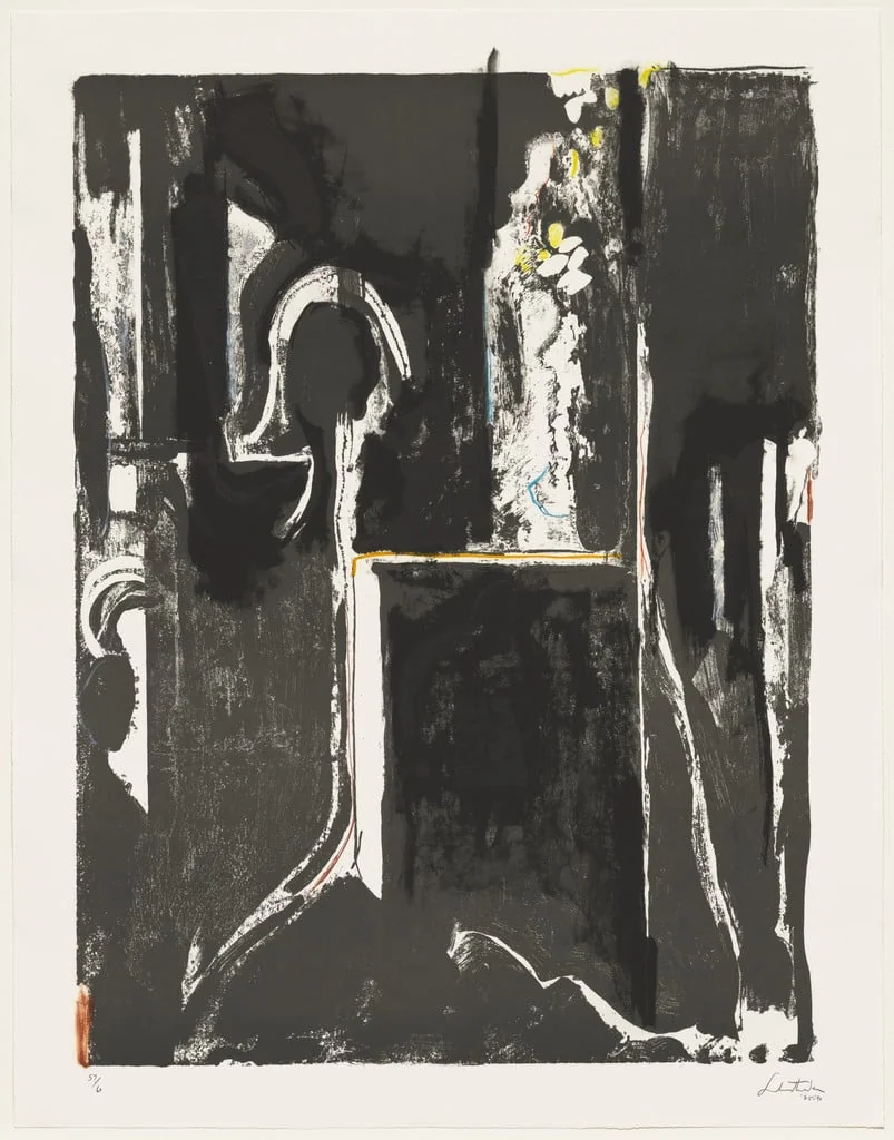 Untitled, by Helen Frankenthaler, ink, 1988