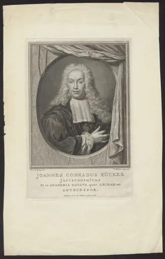 Portrait of Joannes Conradus Rücker