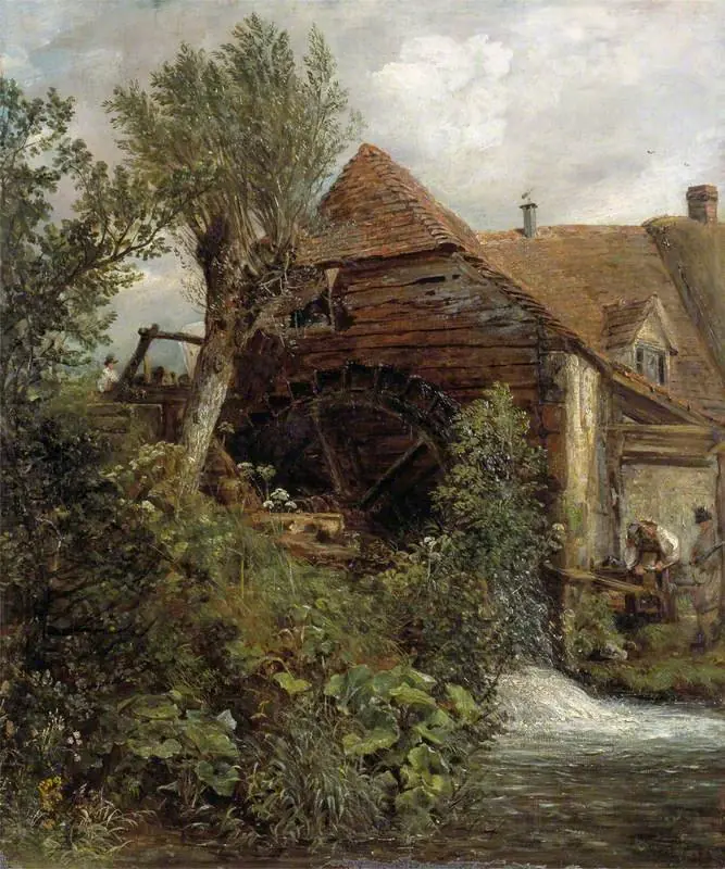 A Watermill at Gillingham, Dorset