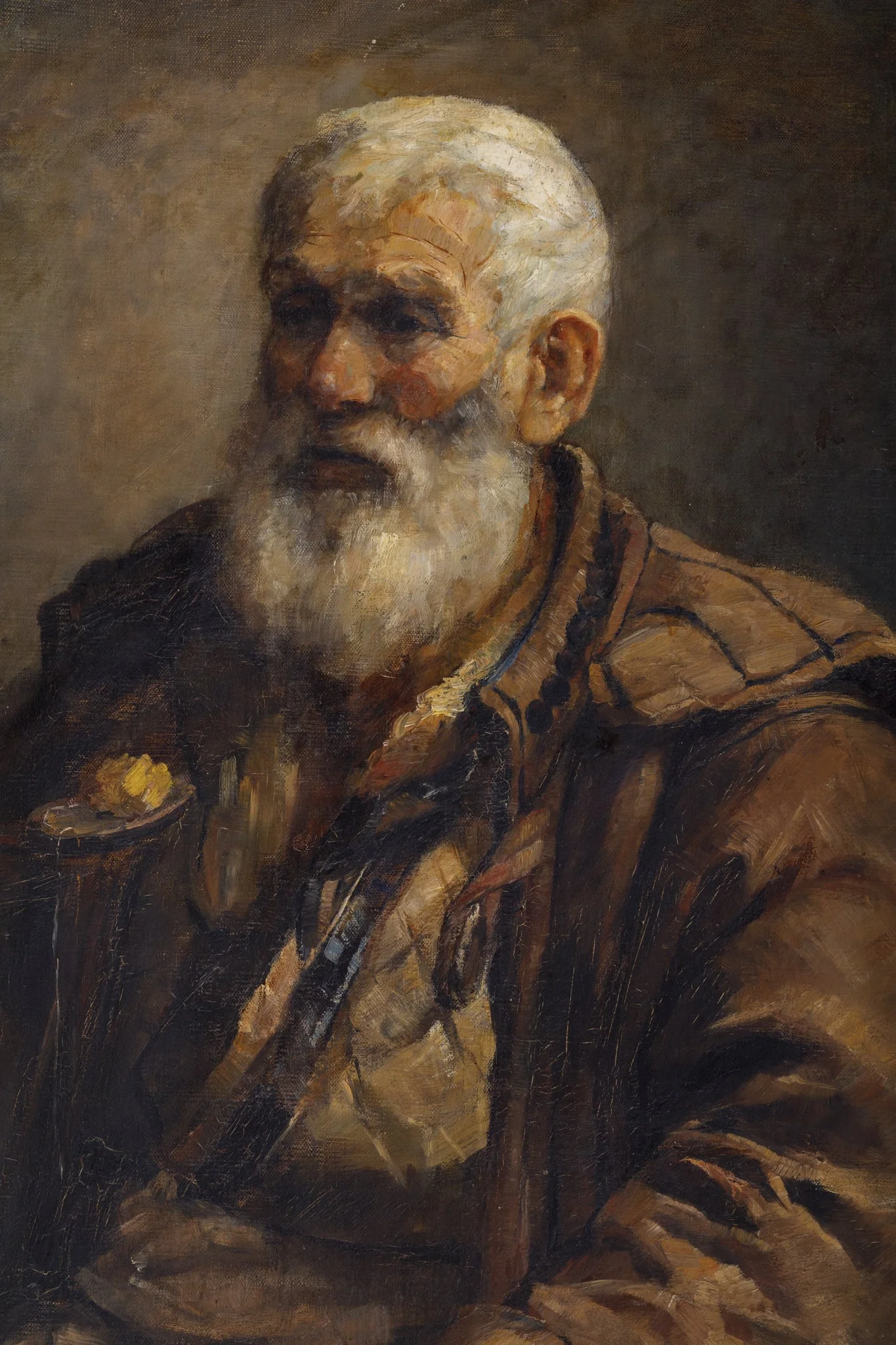 Bătrân mâncând (Un bătrân mâncând mămăligă)