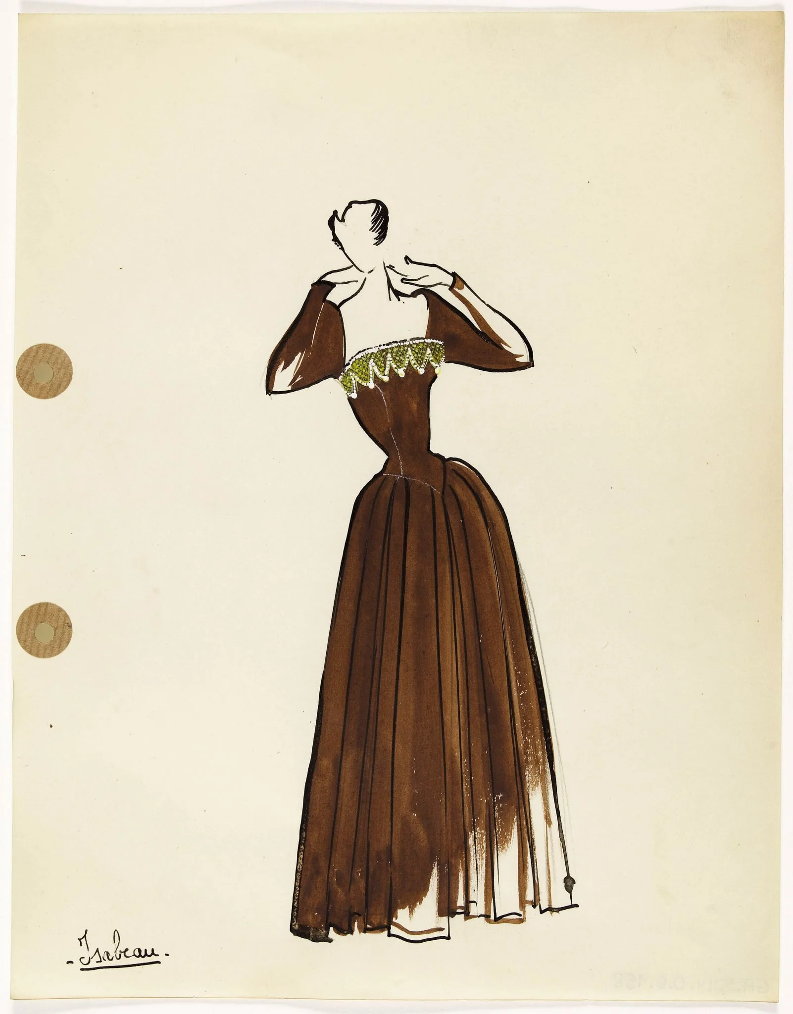 'Isabeau', by Carven, 1949