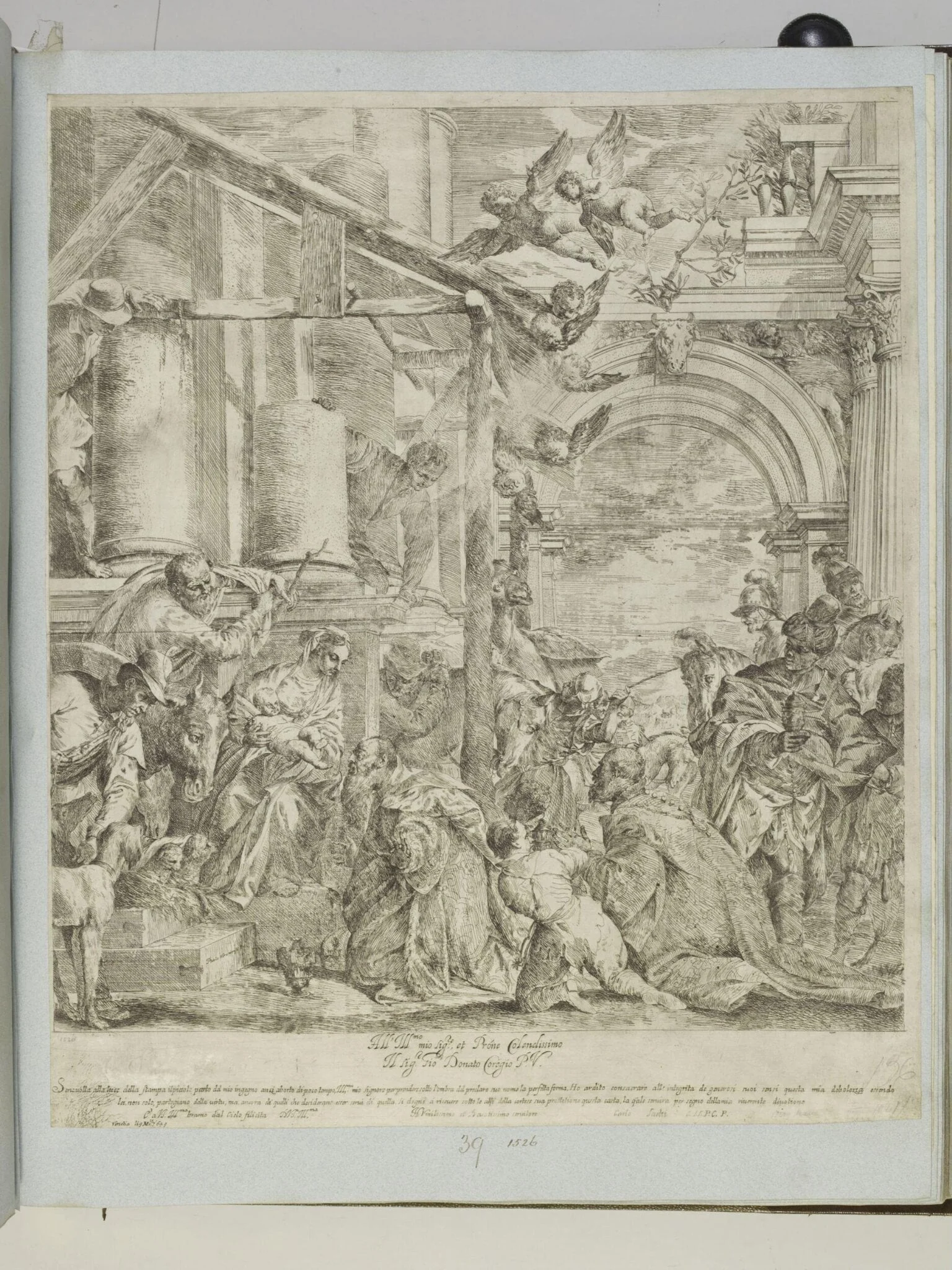 The Adoration of the Kings, by Carlo Sacchi, 1750