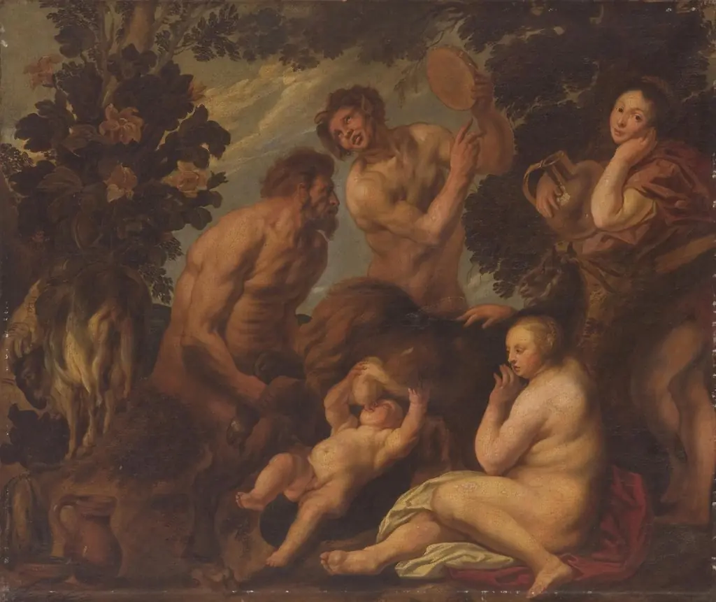 The Infant Jupiter Fed by the Goat Amalthea