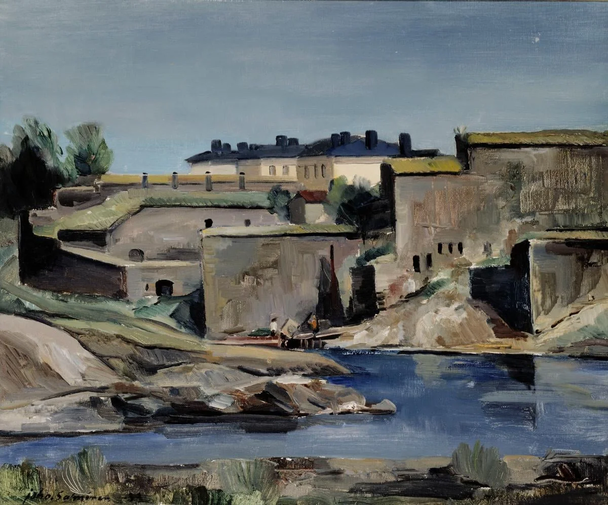 Maisema Suomenlinnasta, by Juho Salminen, unspecified