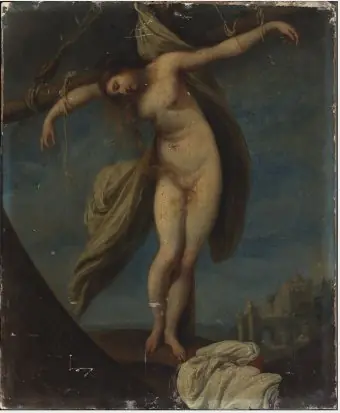The Crucifixion of a Female Saint